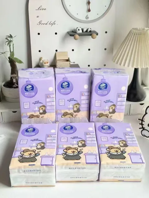 VINDA/维达 线条小狗抽纸巾M码大包悬挂式 图片 1