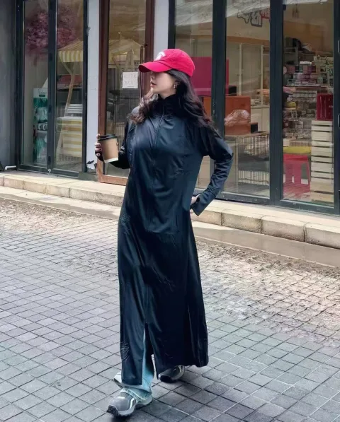 Beneunder/蕉下 防晒衣女长款凉感防紫外线骑行连衣裙 图片 1