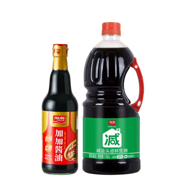 加加生抽酱油组合生抽1.85kg+酱油618g 16元 - 美泡泡