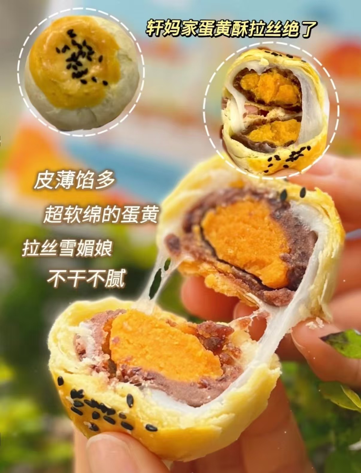 轩妈随心装礼盒40g×6枚 赠迷你蛋黄酥2枚 22.3元 - 线报酷