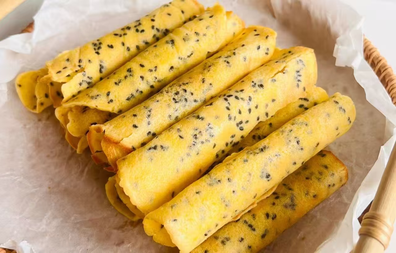 0.9/包‼️不多言芝麻蛋酥卷 拍2件💰14.8独立包装好吃 香甜酥脆 - 86线报 0.9/包‼️不多言芝麻蛋酥卷 拍2件💰14.8独立包装好吃 香甜酥脆 - 86线报