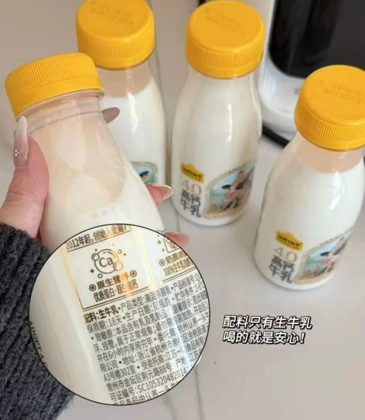 认养一头牛鲜牛奶4.0高钙12瓶 30.8元 - 折送网