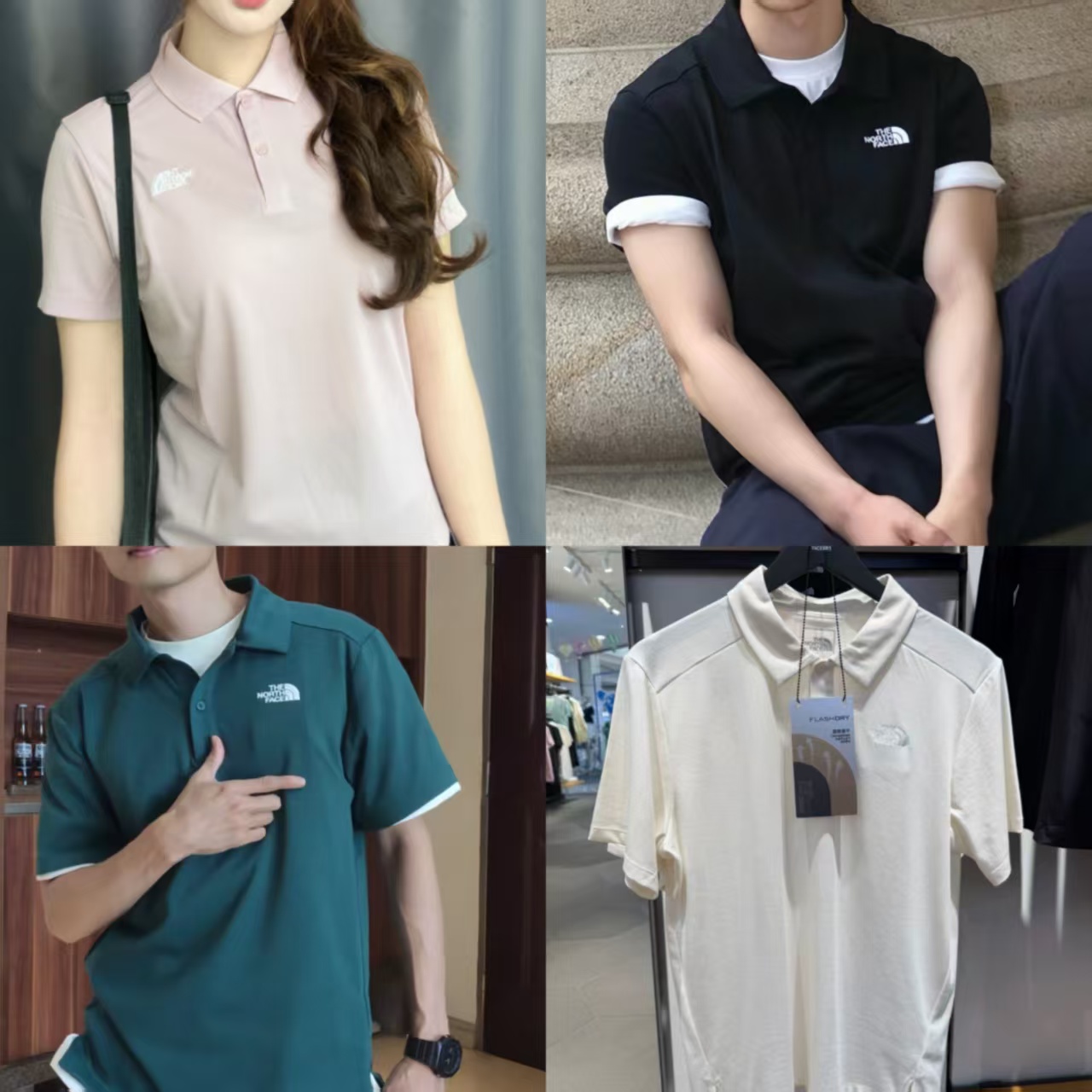 北面polo衫 150元，北面男女同款Polo衫 150元 - 美泡泡