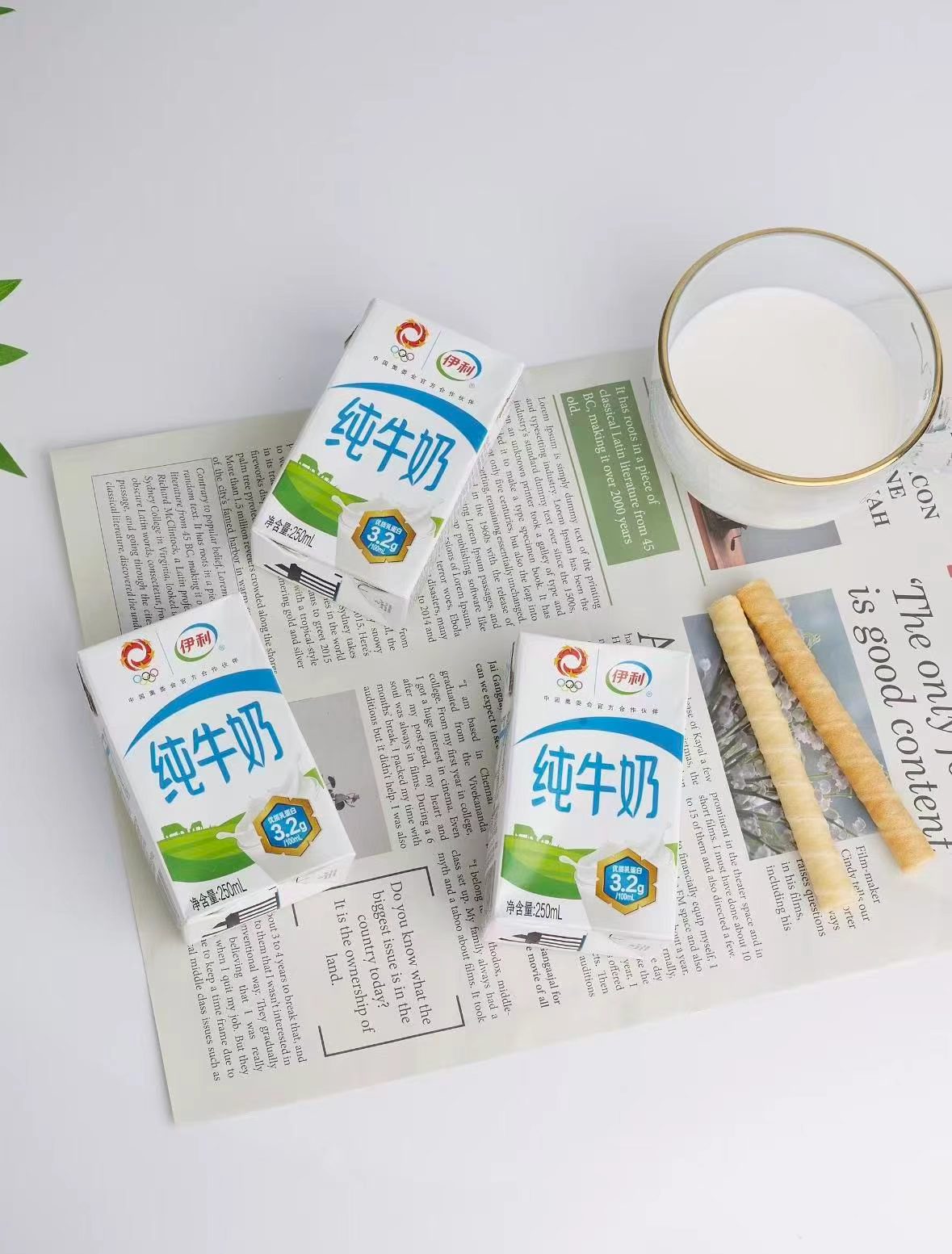 伊利官旗纯牛奶250ml到手16盒 23.9元 - 86线报