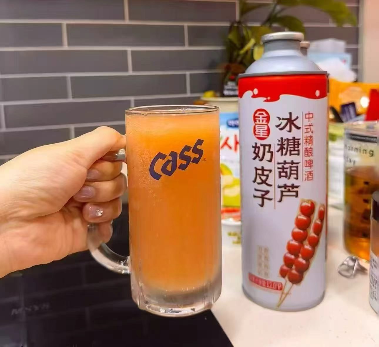 金星奶皮子冰糖葫芦1L*2罐 23.2元，金星啤酒1L 11元 - 86线报