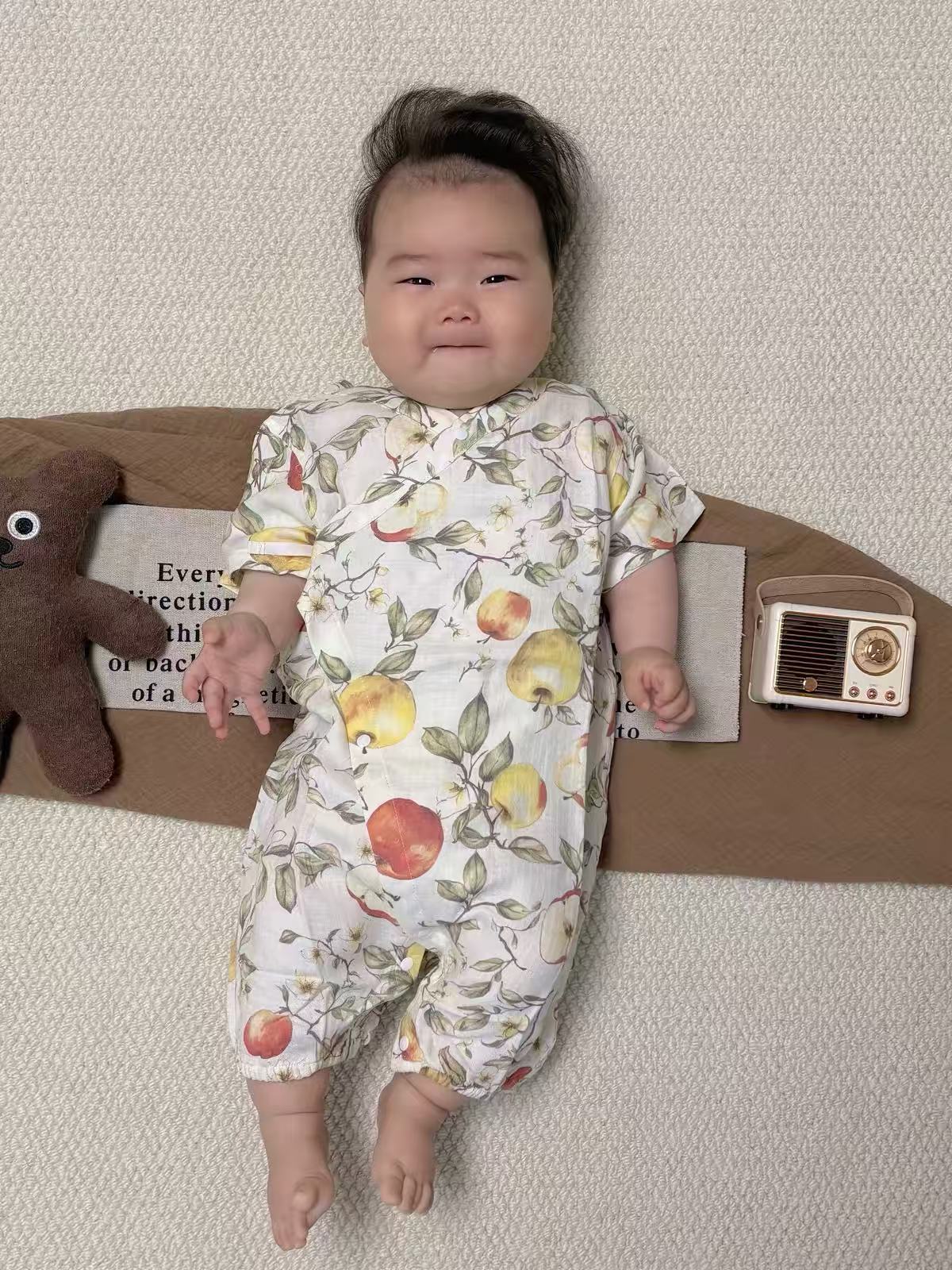 欧孕婴儿竹棉哈衣短袖 29.9元，欧孕婴儿竹棉哈衣长袖 39.9元 - 86线报