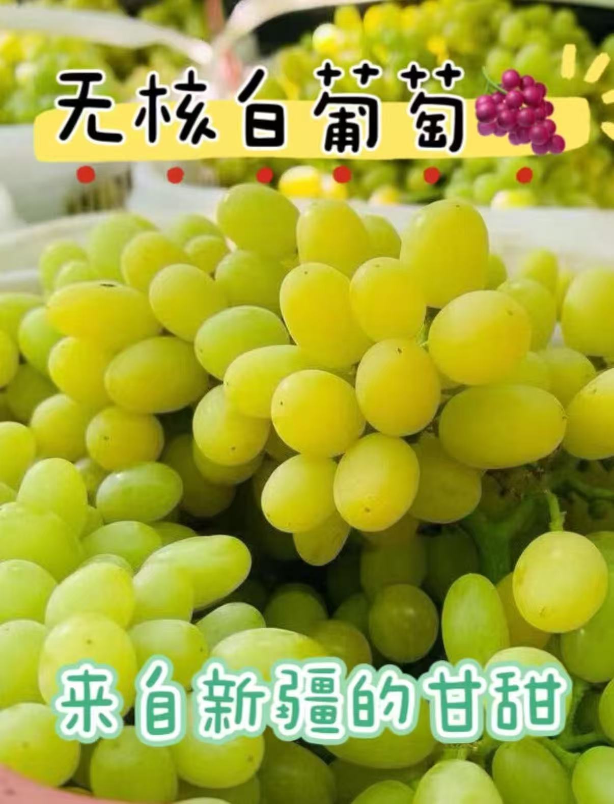 京鲜生新疆无核白葡萄净重3.5斤 29.9元 - 线报酷 京鲜生新疆无核白葡萄净重3.5斤 29.9元 - 线报酷