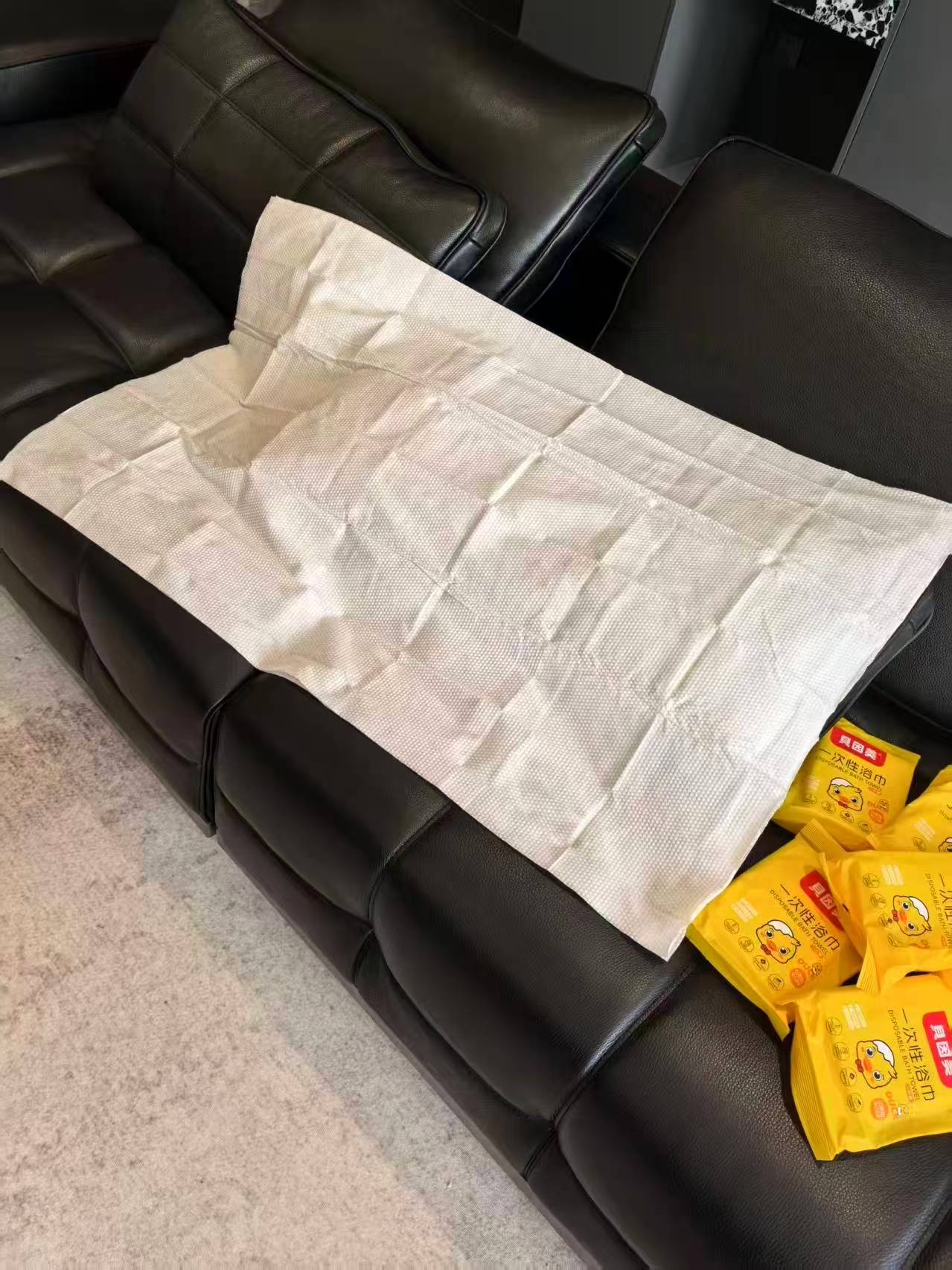 贝因美加厚一次性浴巾成人款拍6 9.9元 - 线报酷