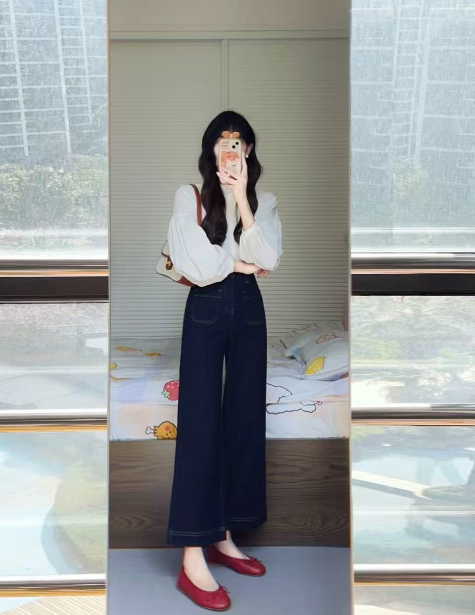 LILY复古修身喇叭裤 177元 - 线报酷