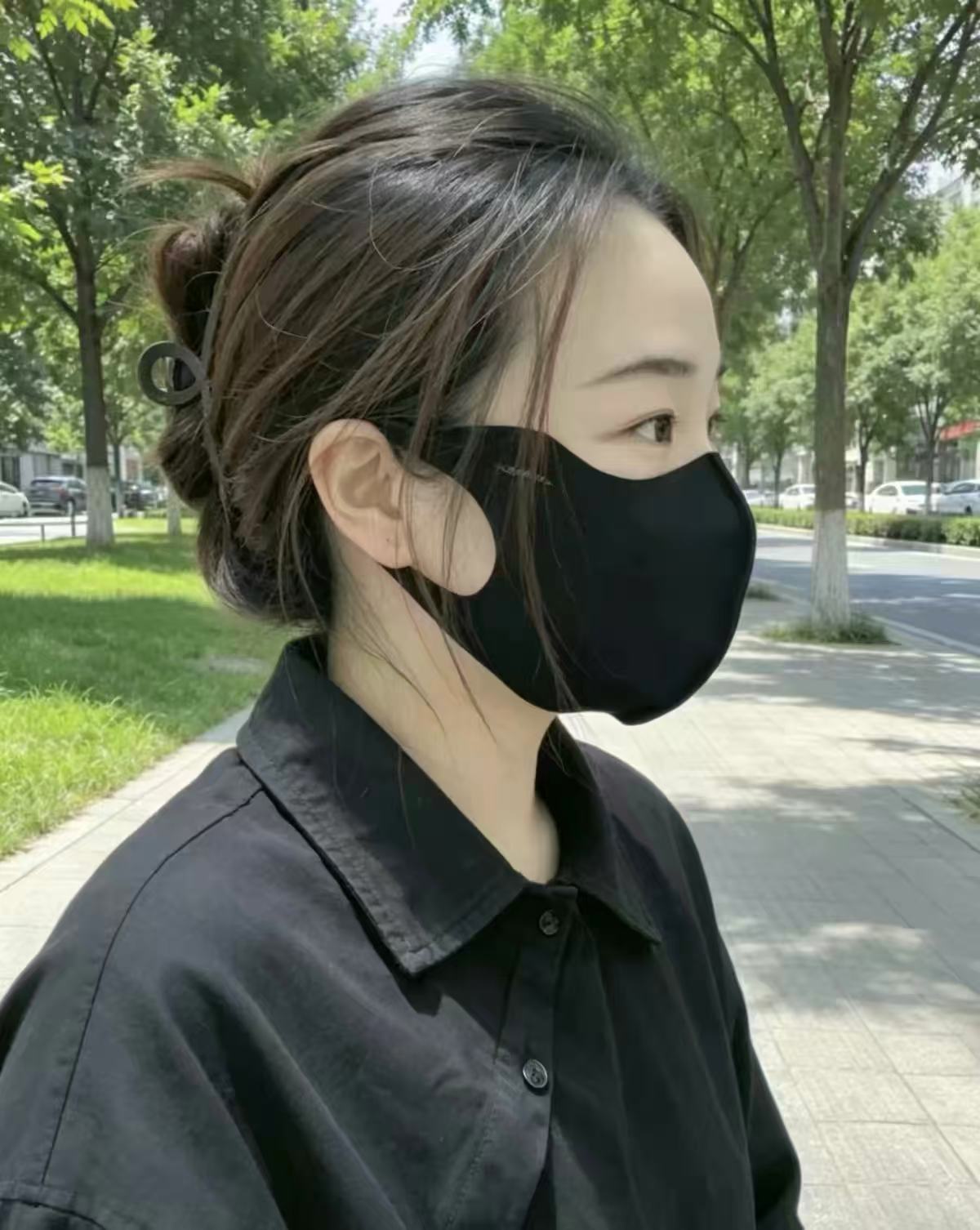 超亚冰丝防晒口罩任选2件 5元/只，超亚防晒口罩漏🕳️ 5元/件 - 美泡泡