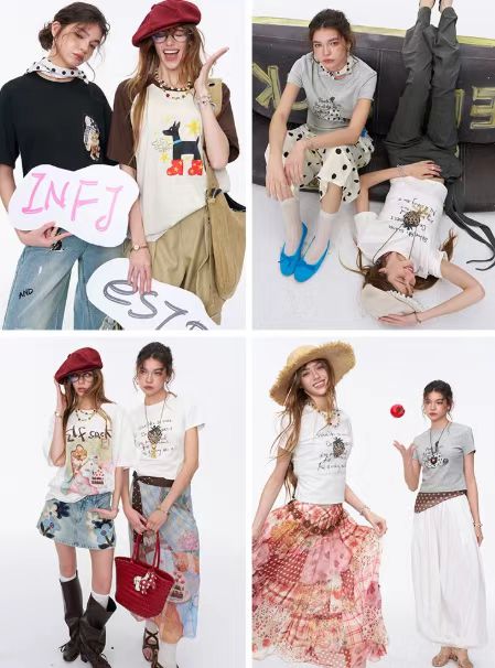 妖精的口袋印花短袖任选2件 126元 - 86线报
