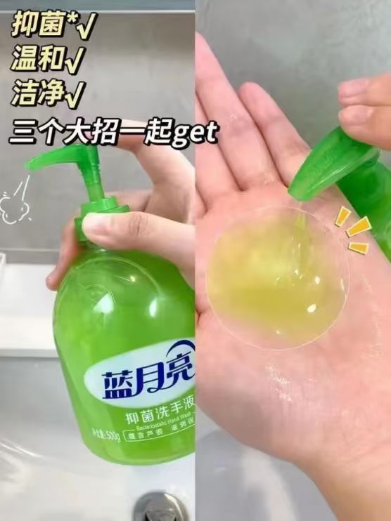 蓝月亮芦荟抑菌洗手液4瓶 29.9元 - 线报酷