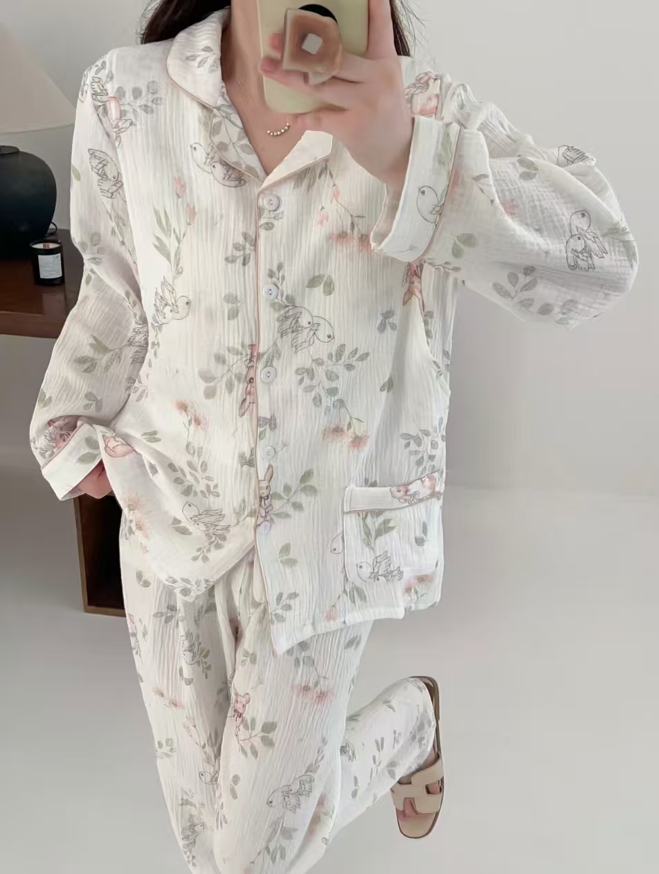 ROVO纯棉月子服套装上衣+裤子 79元 - 86线报