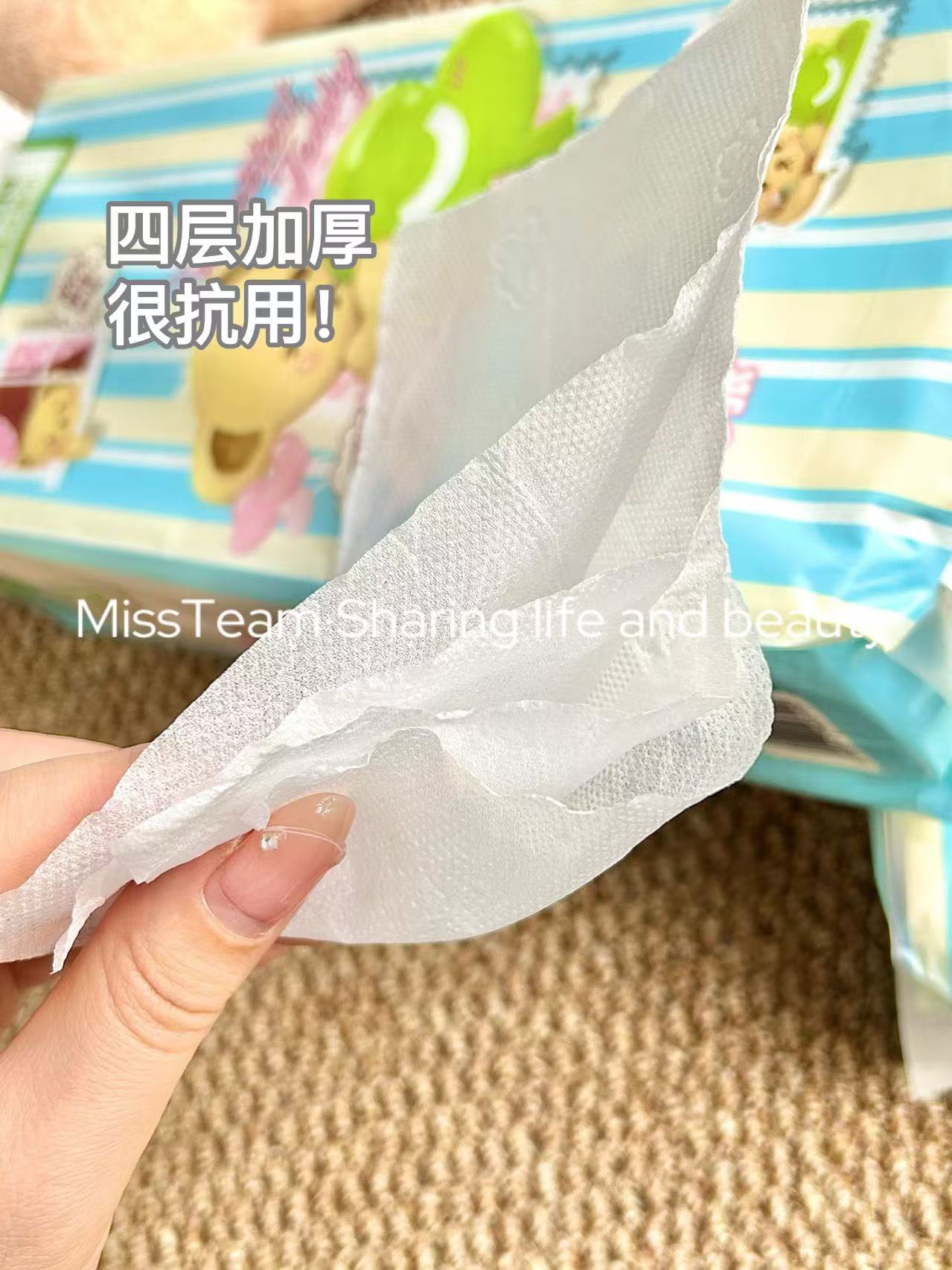 雨森泰迪熊悬挂抽纸1200张*2提 6.9元 - 86线报