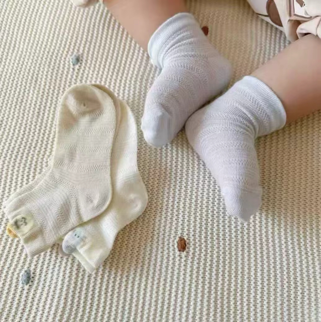 欧孕宝宝春夏薄款网眼袜3双组合装任选 16元 - 86线报