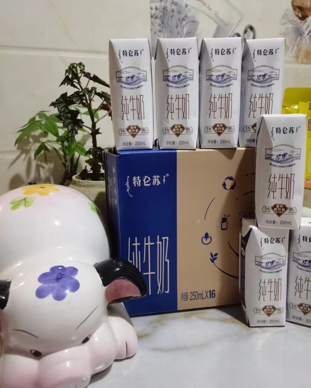 蒙牛特仑苏纯牛奶250mL*16盒*2箱 69.8元，蒙牛特仑苏纯牛奶16盒大箱 34.9元 - 86线报