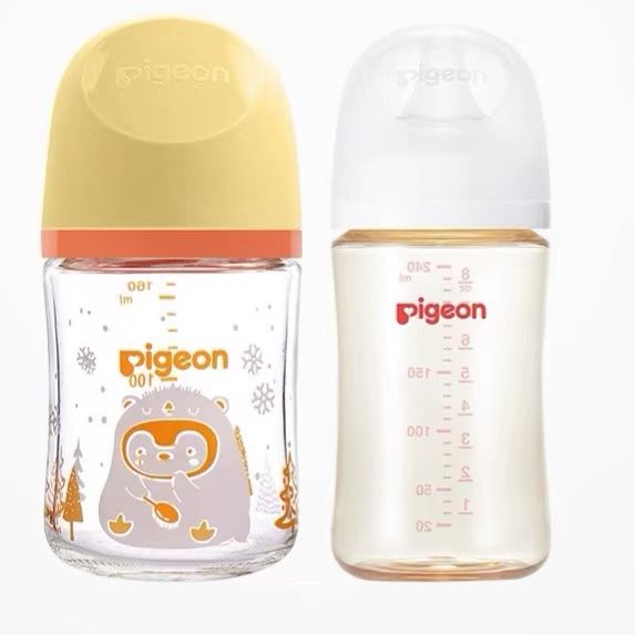 贝亲新生儿防胀气奶瓶彩绘玻璃160ml+ppsu240ml拍1发2 143元 - 86线报
