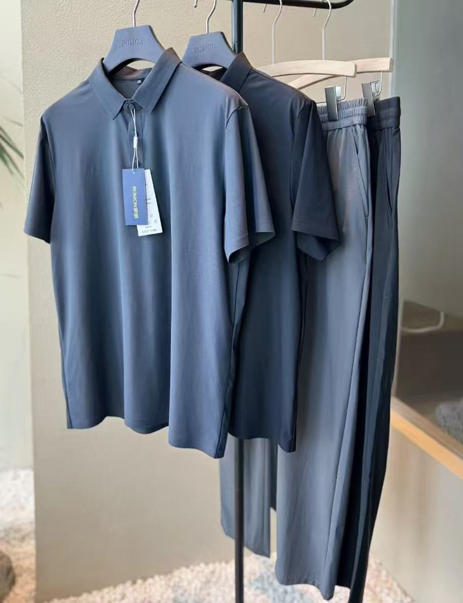 罗蒙冰丝polo短袖 39.9元，罗蒙冰丝牛奶休闲裤 49元，罗蒙冰丝纯色polo短袖 36.9元 - 86线报