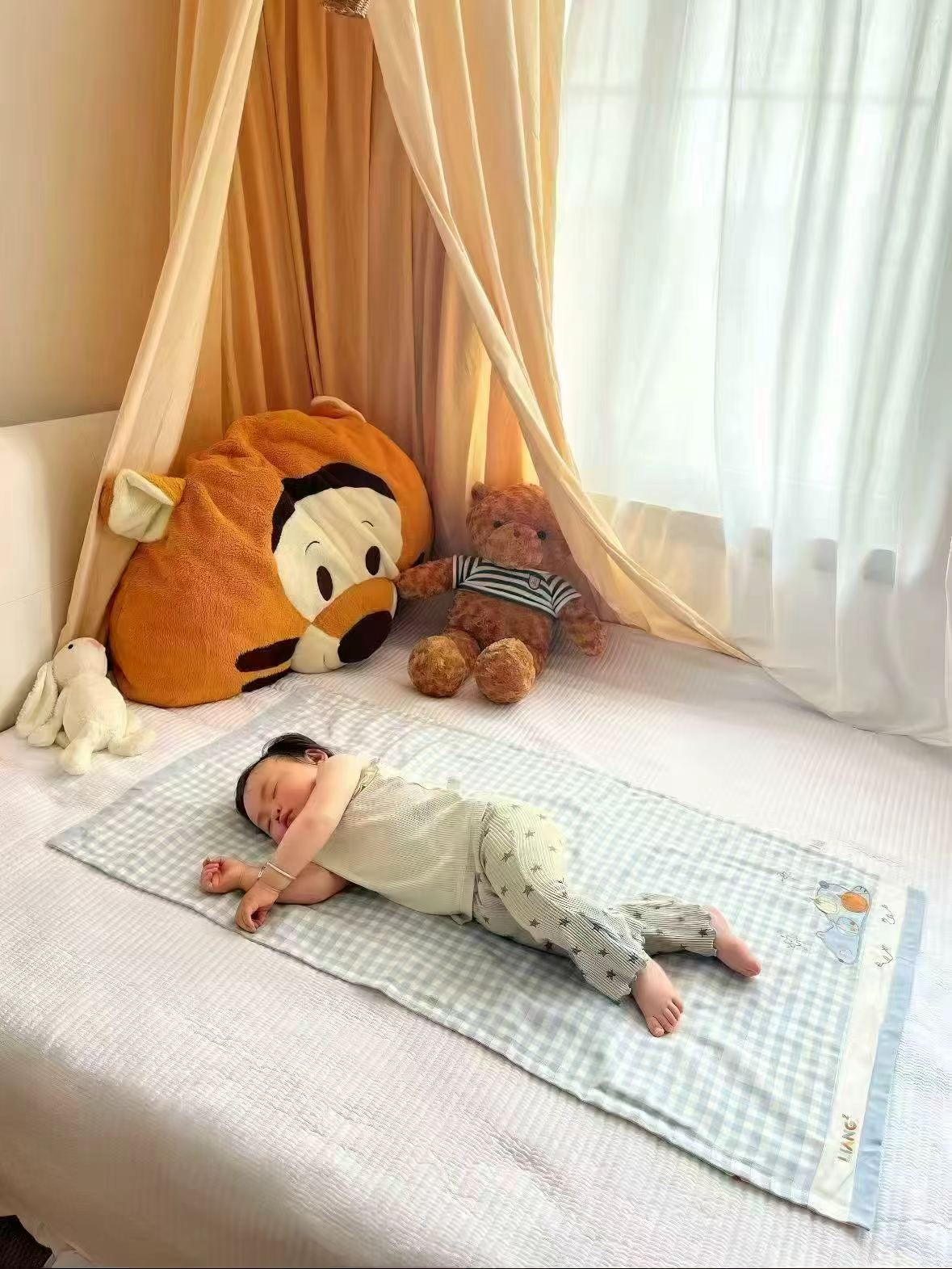 良良婴儿天丝苎麻凉席100*56cm 89元 - 86线报