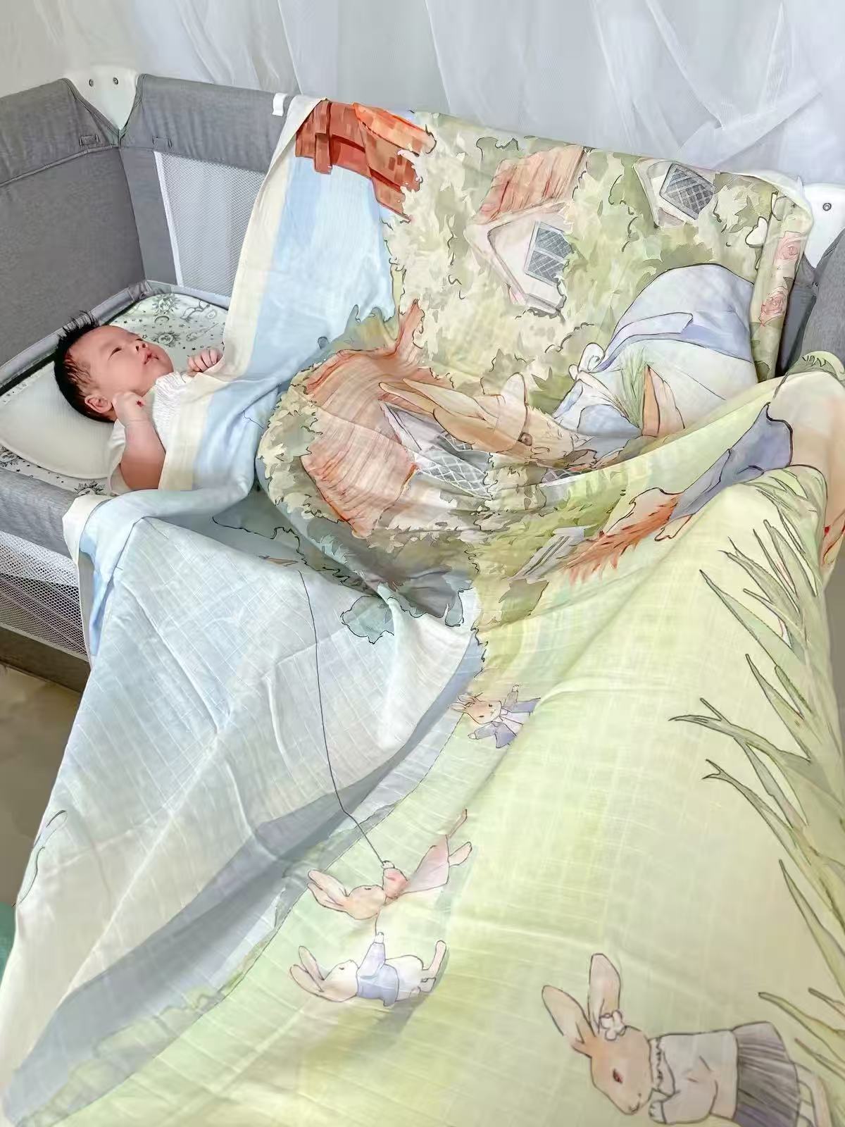 欧孕宝宝竹棉盖毯145*110cm 39.9元 - 86线报