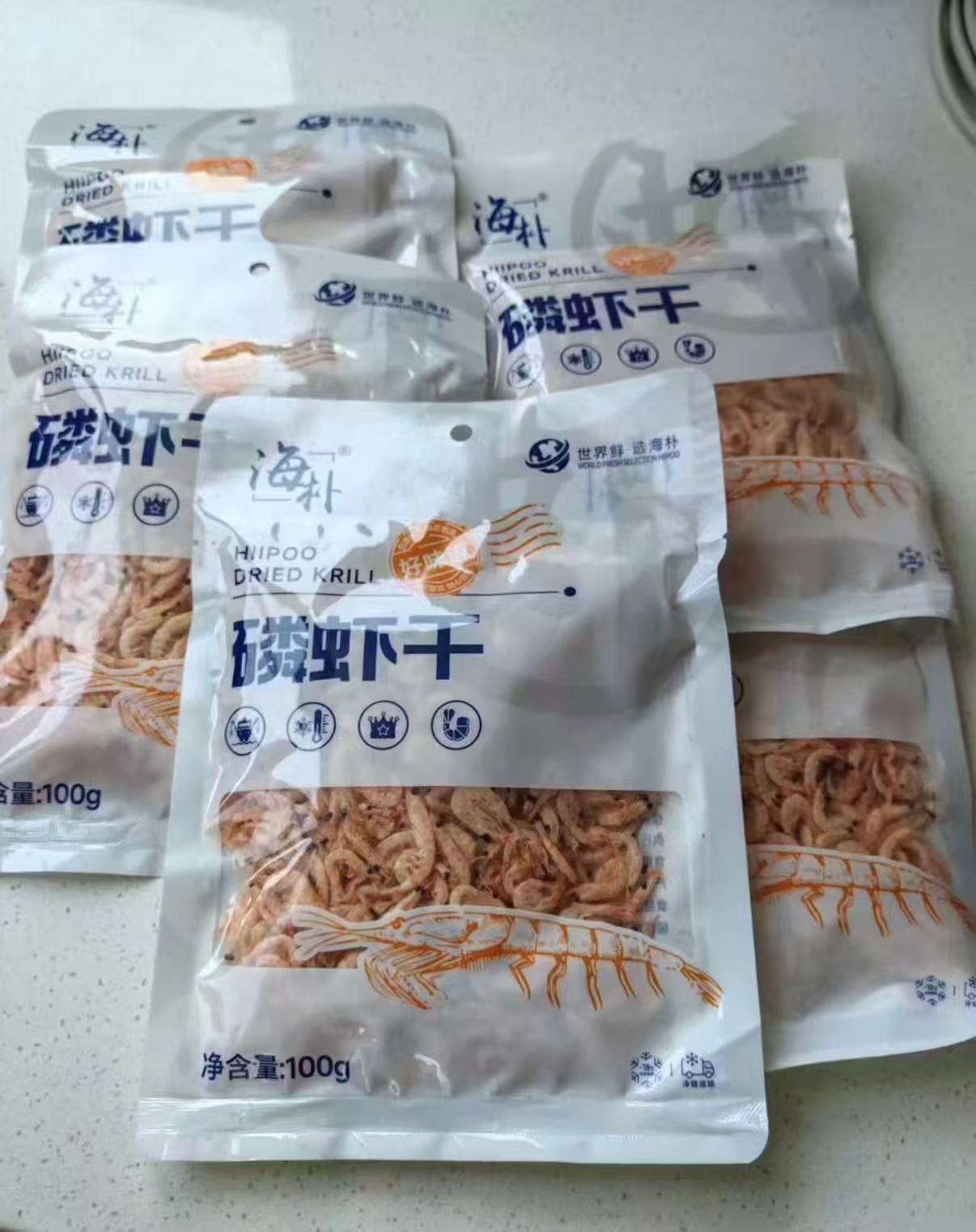海狸先生正宗南极磷虾仁100g*5袋共500g 29.89元 - 86线报
