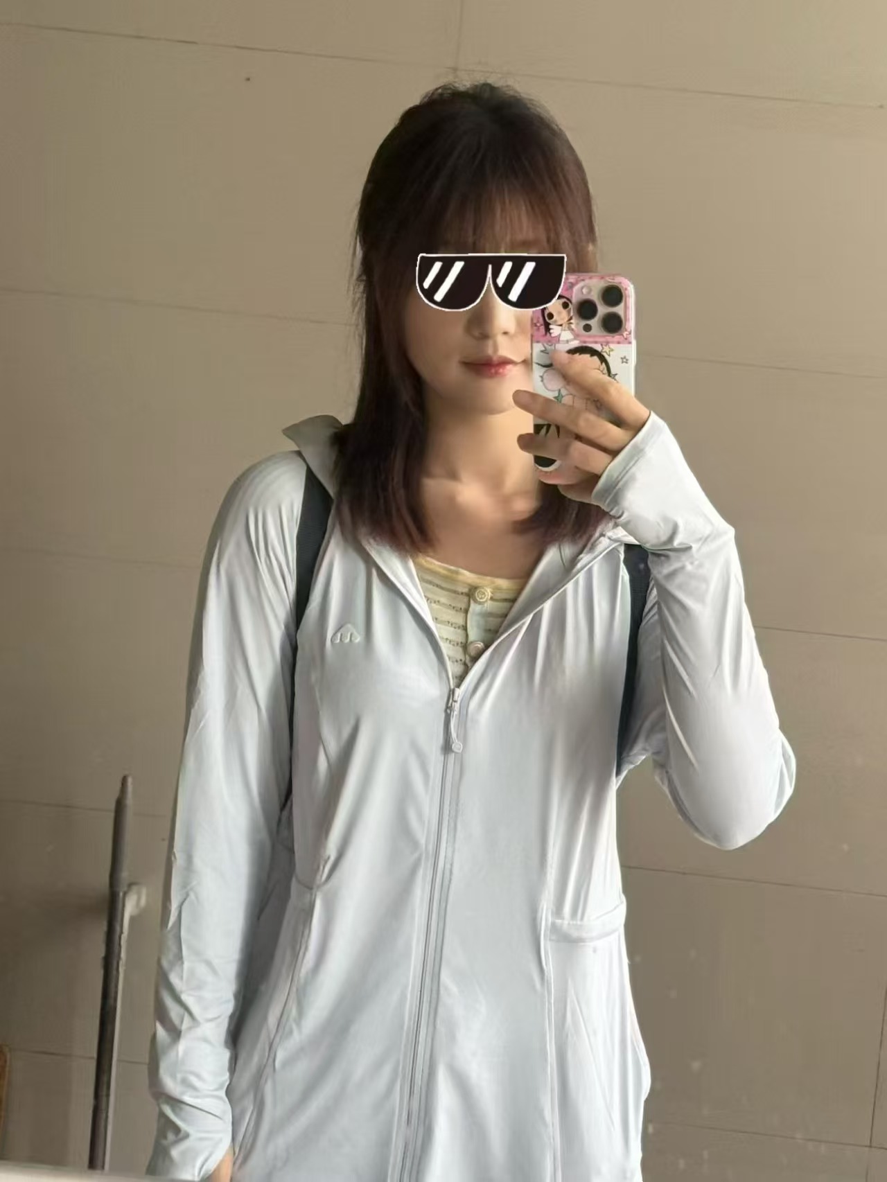 美力城收腰防晒衣 33元，美力城冰盾原纱阔腿裤 44元 - 86线报