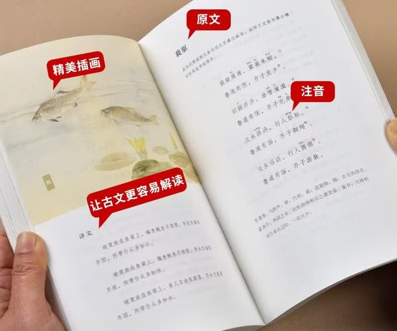 诗经风雅颂国学经典三本 39.9元 - 线报酷