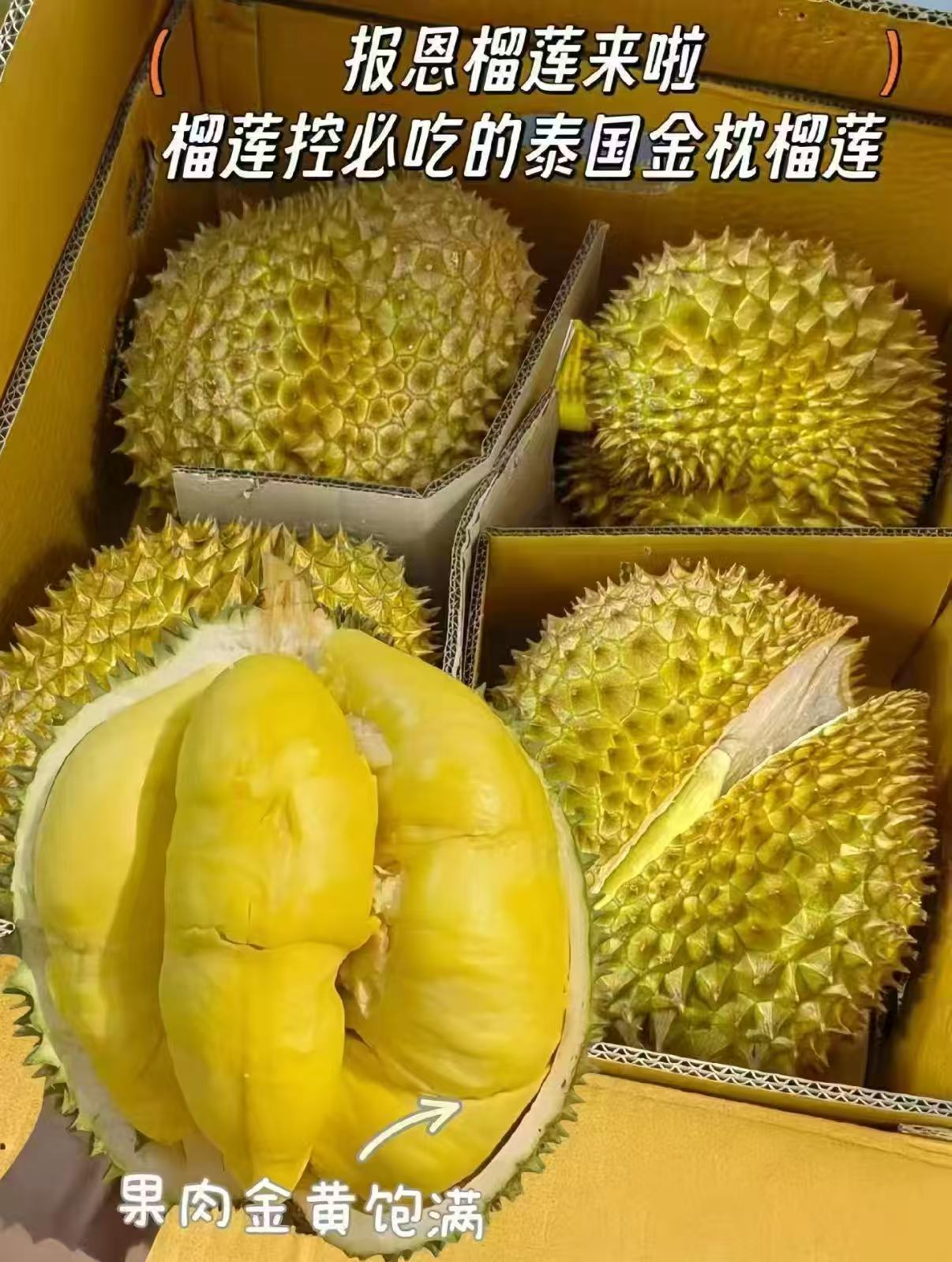 京鲜生泰国进口金枕鲜榴莲14斤+ 278.9元 - 86线报