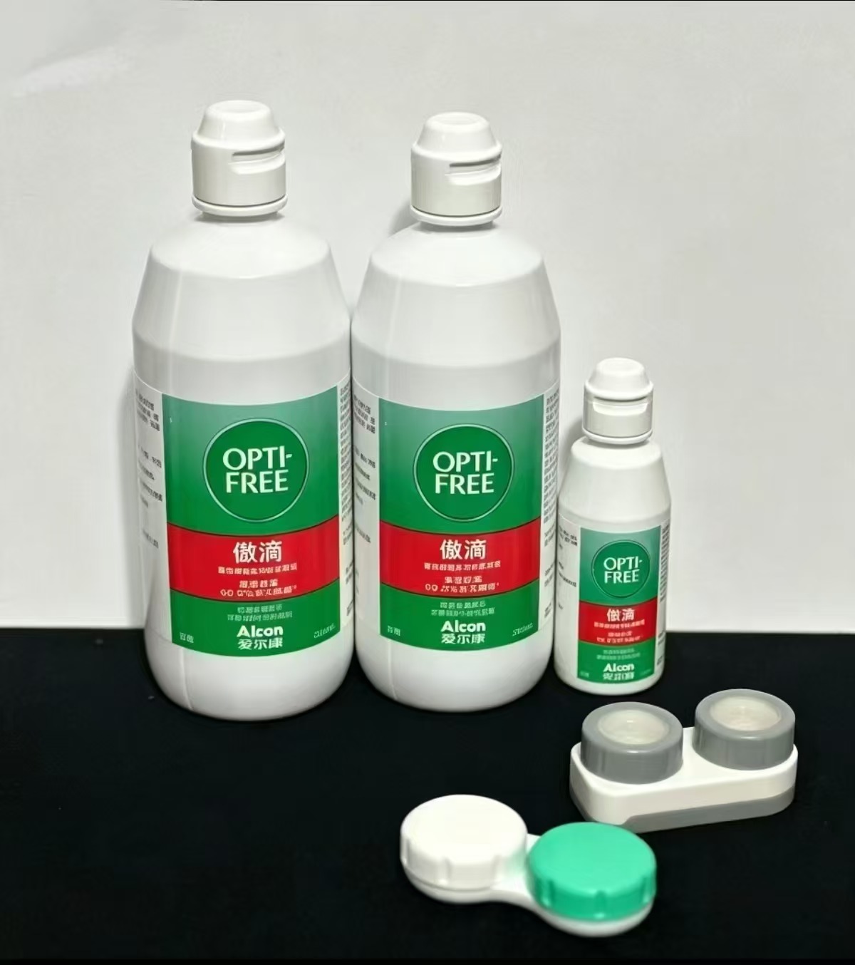 爱尔康傲滴隐形眼镜护理液470ml*2大瓶+120ml/瓶 73元 - 86线报