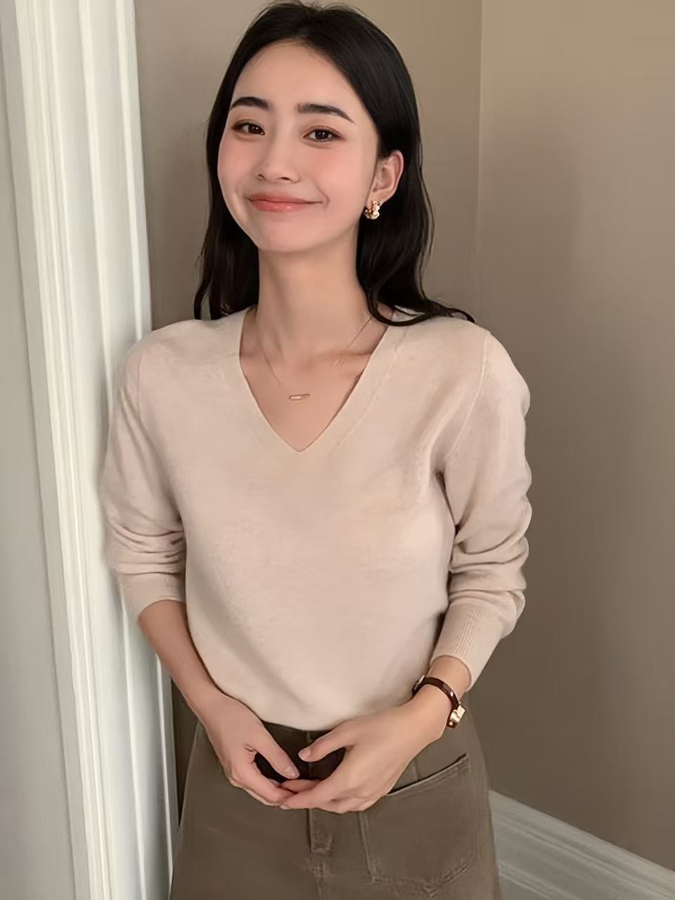 杉杉打底羊毛衫V领款 55元 - 86线报