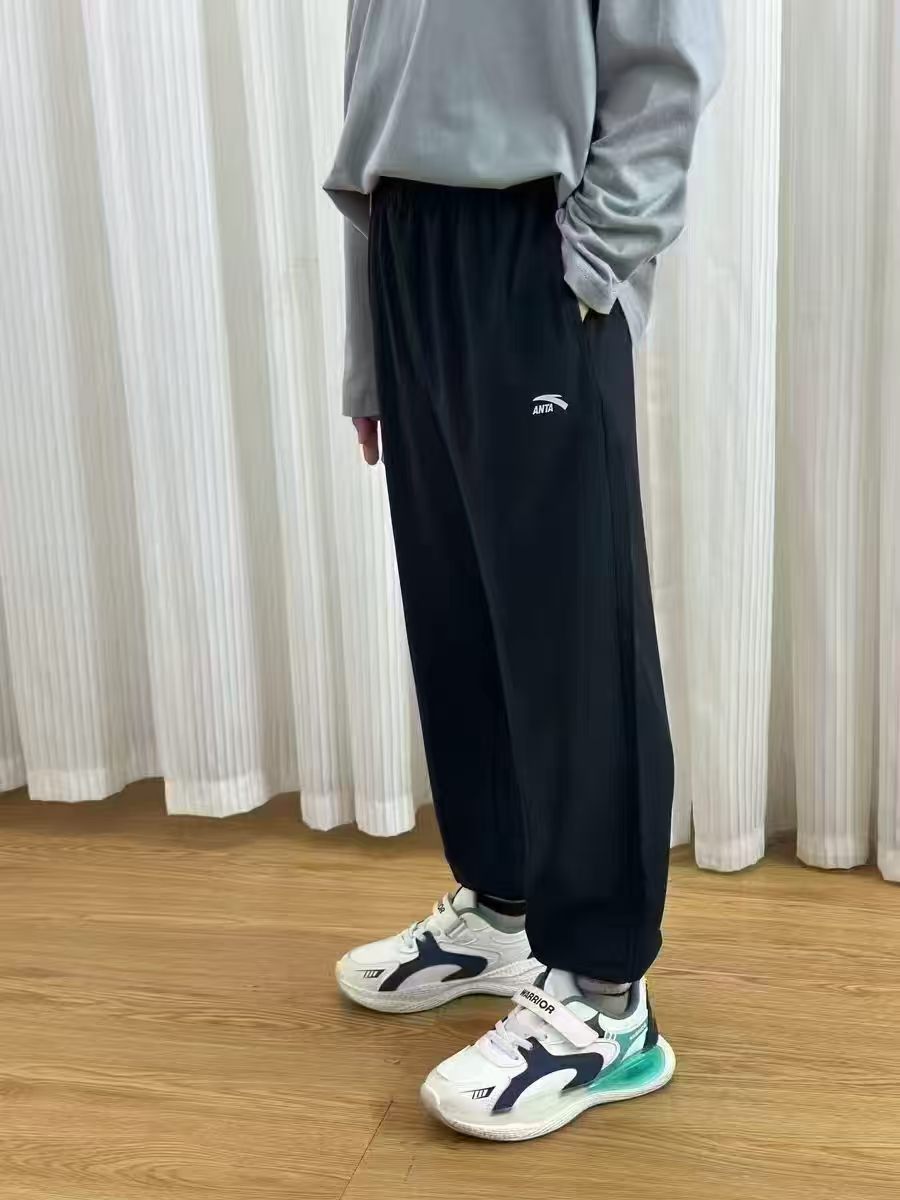 安踏男女童防蚊裤纯棉/速干多款任选 55元 - 线报酷
