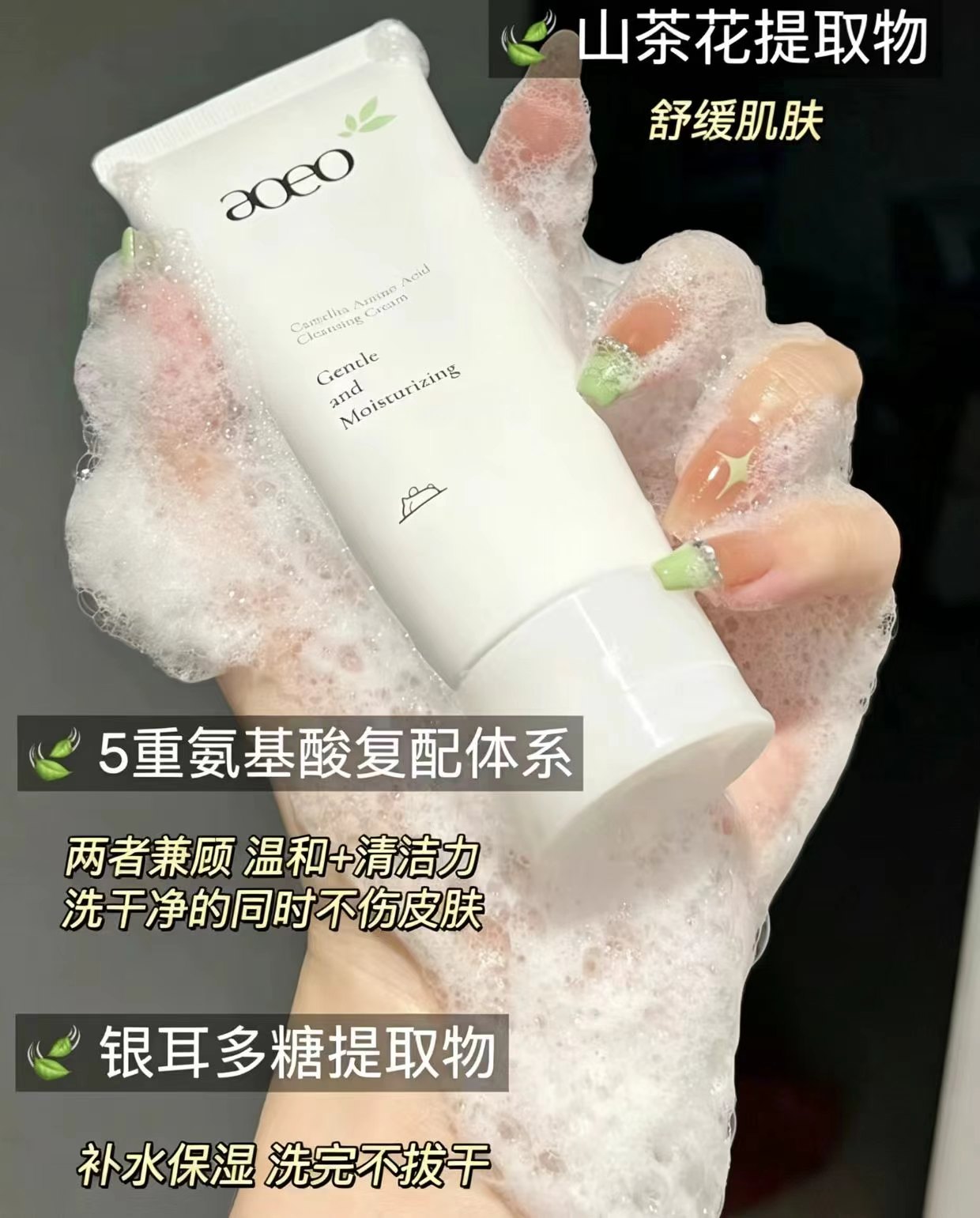 AOEO山茶花洗面奶75g 30元 - 86线报