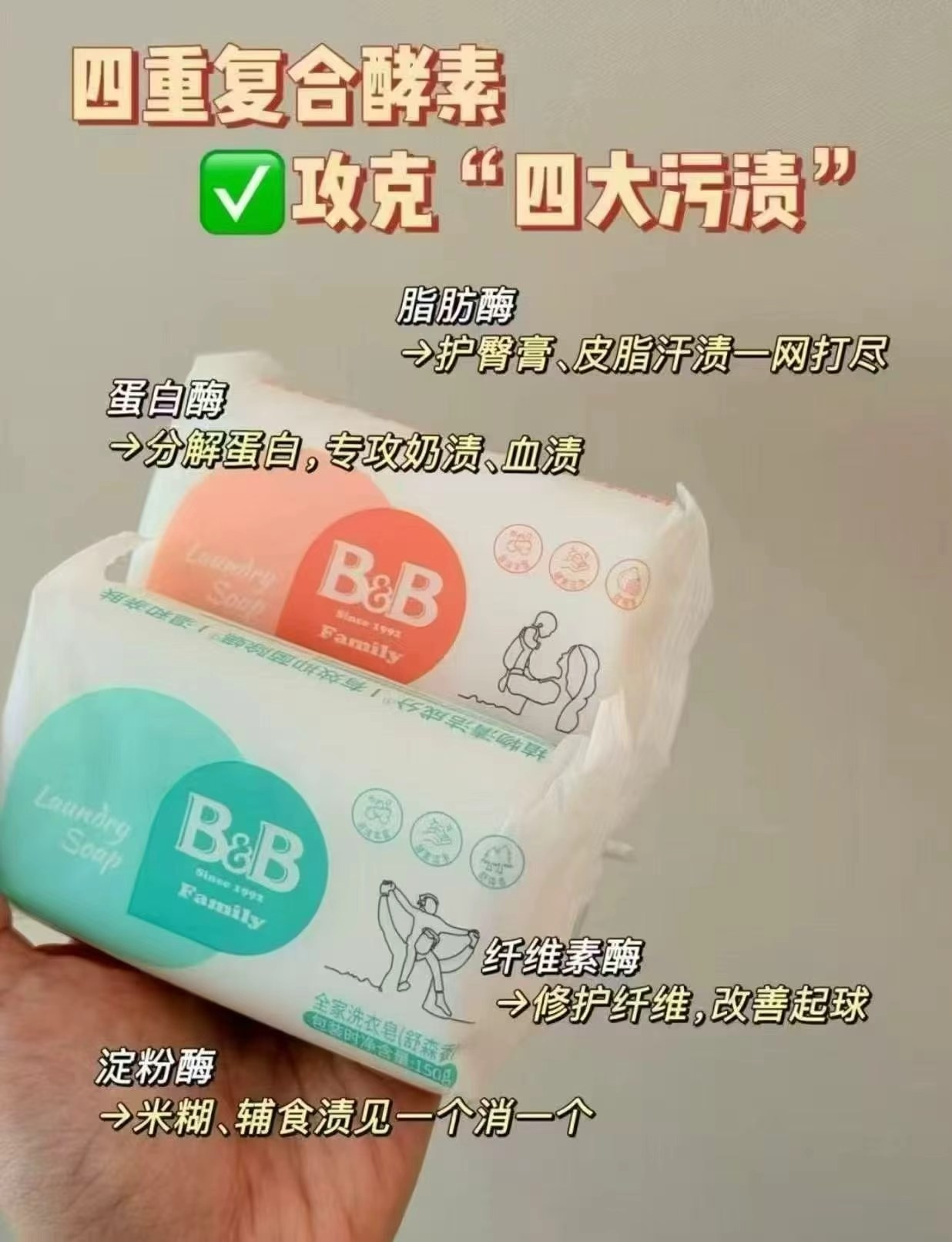 保宁B&B洗衣皂150g/块6块装 29.9元 - 86线报