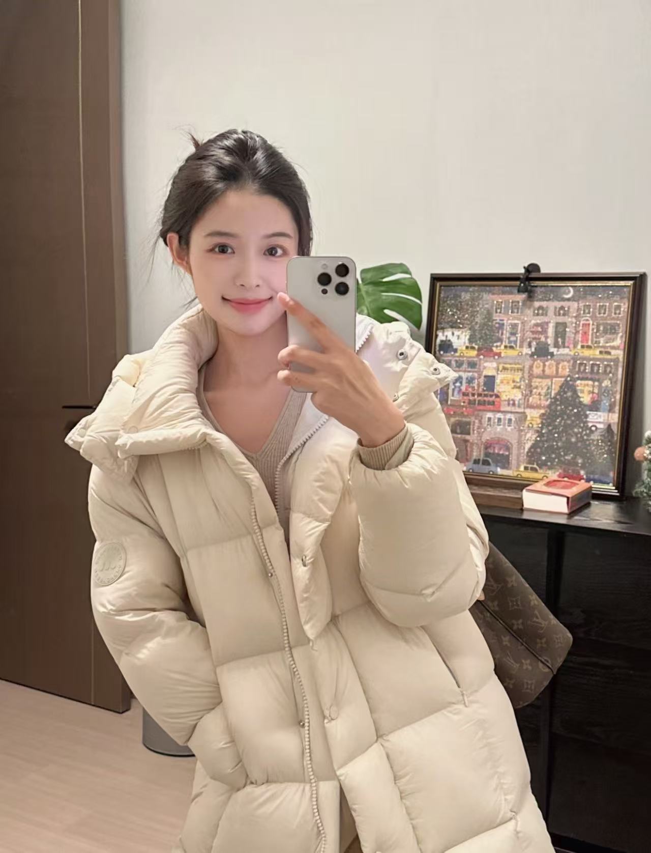 美力城长款泡芙鹅绒服女90%鹅绒 449元 - 86线报