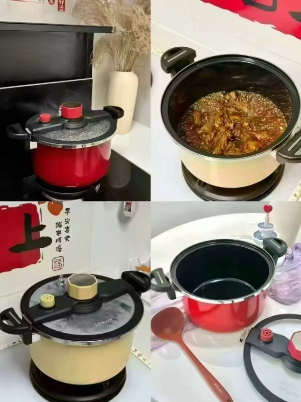 德世朗钛珐琅搪瓷压力锅6L 127.2元 - 清风线报
