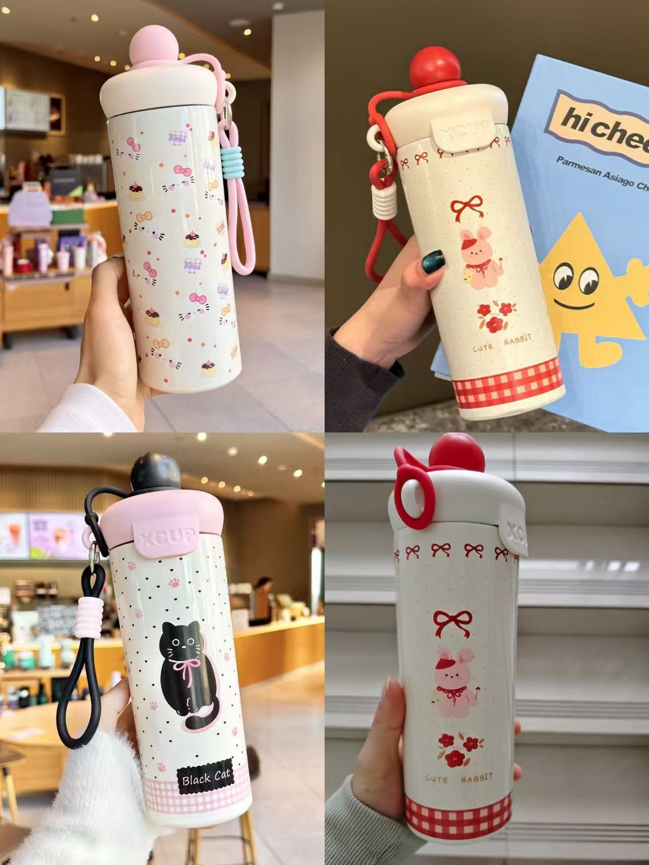 亲琴新款卡通水杯高颜值不锈钢保温杯316便携提绳吸管杯斜跨可爱水杯 21.9元 - 86线报 亲琴新款卡通水杯高颜值不锈钢保温杯316便携提绳吸管杯斜跨可爱水杯 21.9元 - 86线报