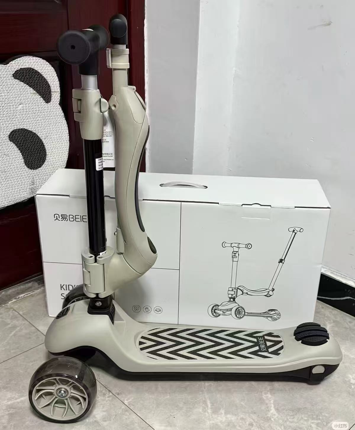 贝易儿童滑板车溜娃神器 151元 - 86线报