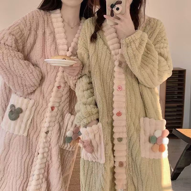卡芮芊德绒卡通家居服套装 26.9元，卡芮芊珊瑚绒家居服套装 26.9元 - 清风线报