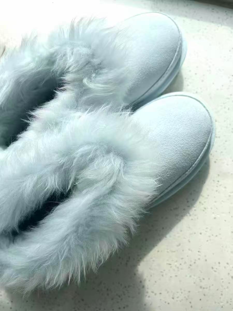 UGG冬季女士保暖纯色休闲短靴雪地靴懒人毛毛鞋1173832 1407元 - 线报酷