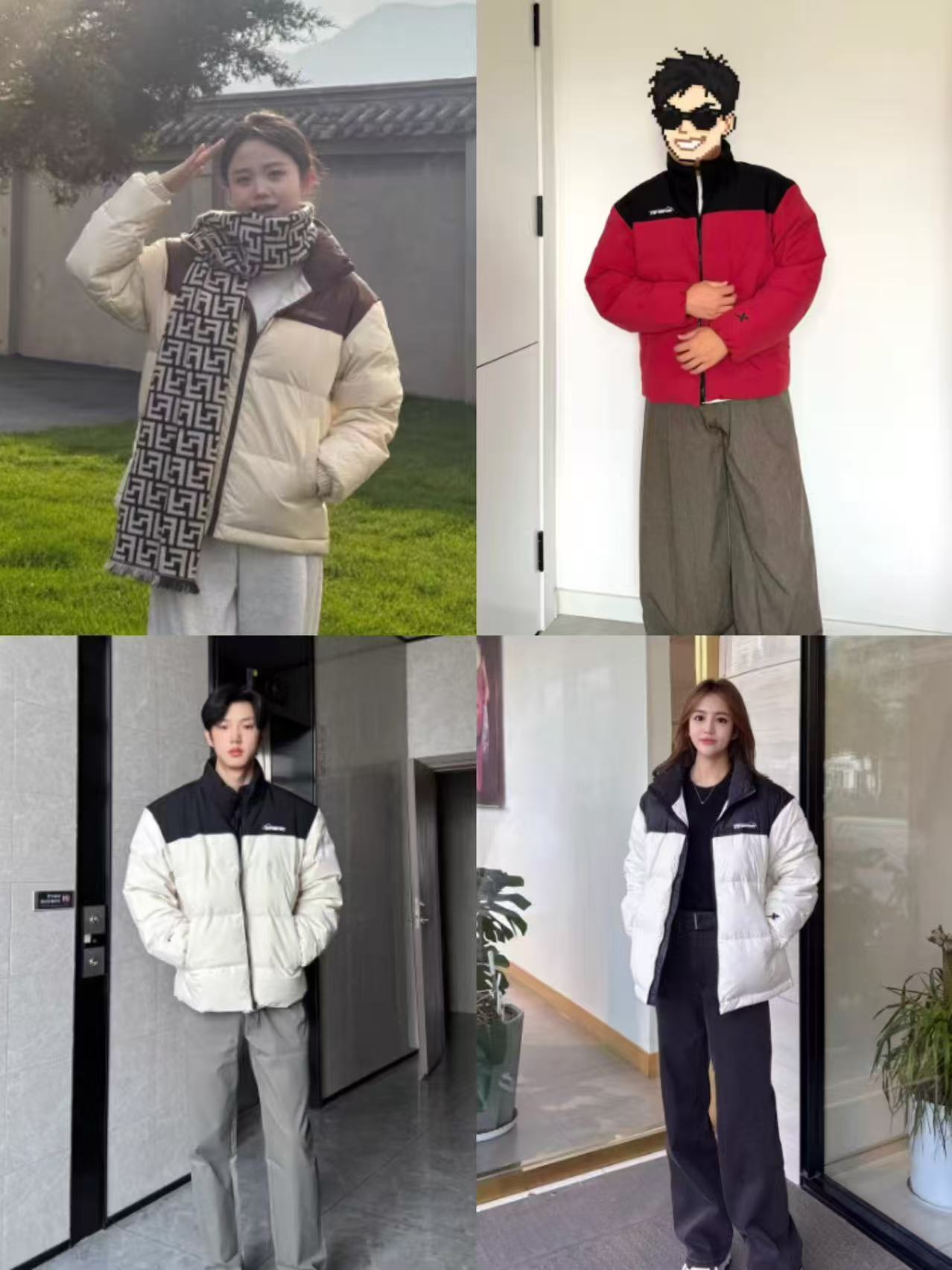 特步羽翼有暖气立领羽绒服女冬季新款情侣防风外套保暖面包服男 123元 - 86线报