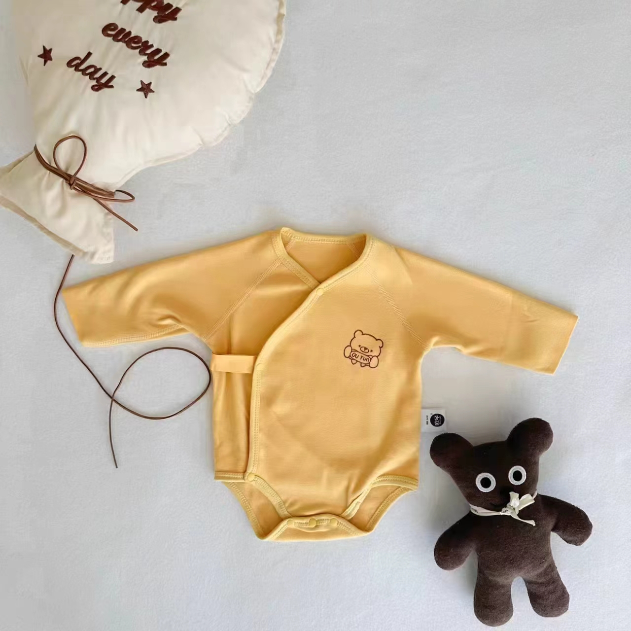 欧孕德绒婴儿包屁衣长袖爬服52-90码多款可选 19.9元 - 86线报