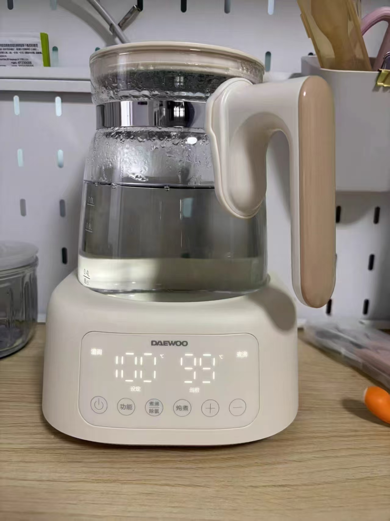 大宇全玻璃恒温水壶婴儿专用家用调奶器全自动冲跑热水壶花茶壶拍3件可 157.7元 - 清风线报