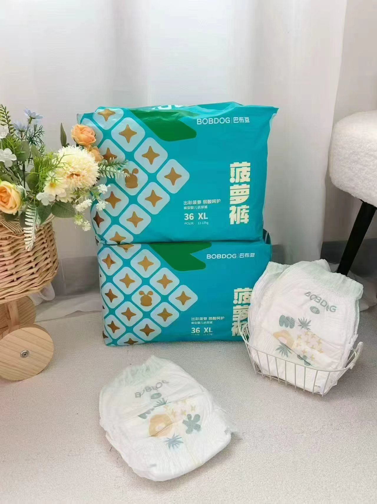 巴布豆菠萝裤纸尿裤S88片拍2发4包共100片 100元 - 86线报