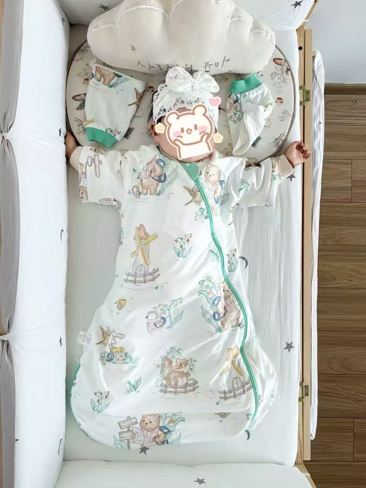 贝肽斯婴儿一体式睡袋春秋双层款 102.4元 - 线报酷