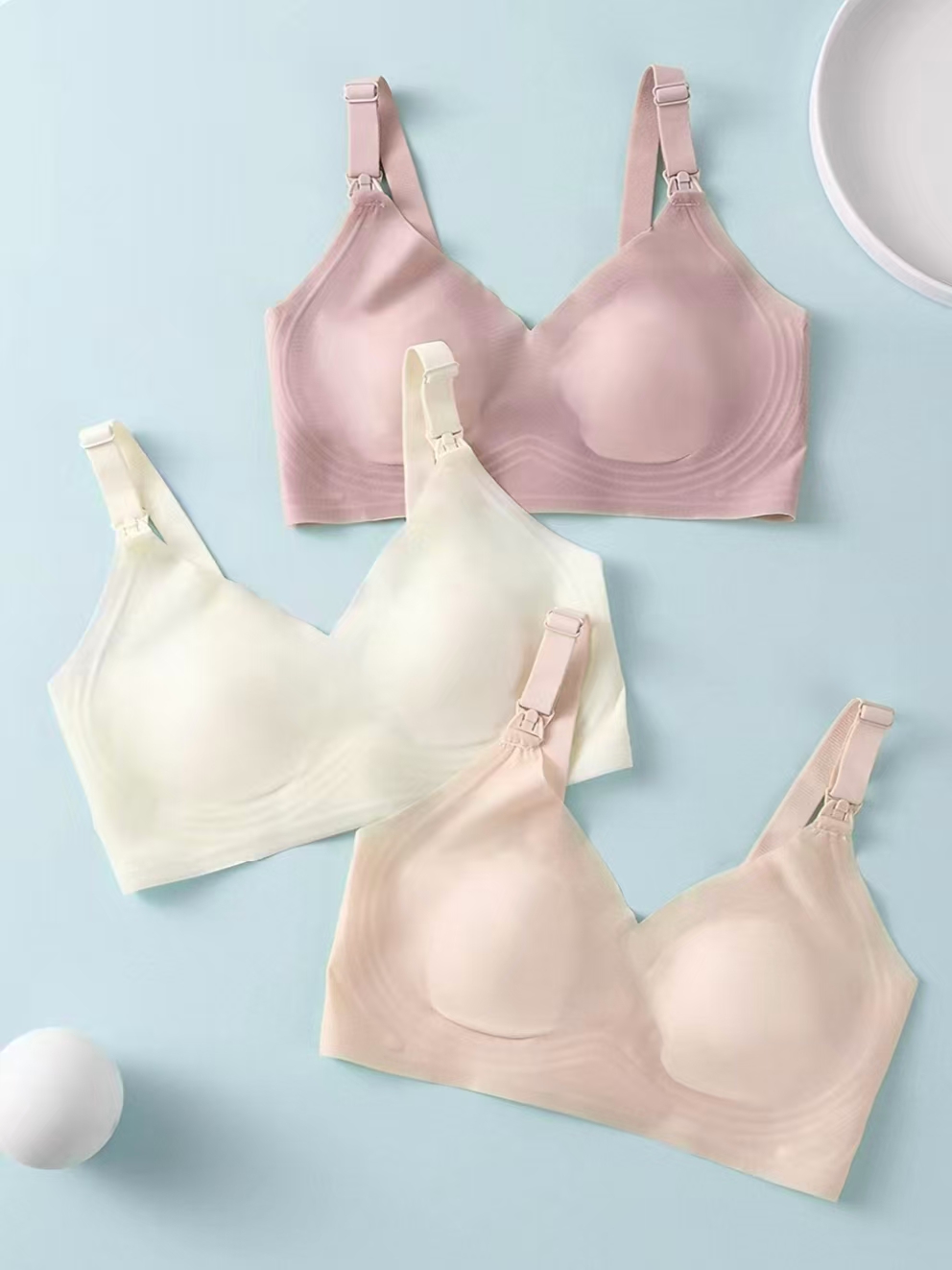 ROVO哺乳内衣提拉聚拢防下垂收副乳孕妇产后喂奶专用文胸罩拍2件 59.9元 - 86线报