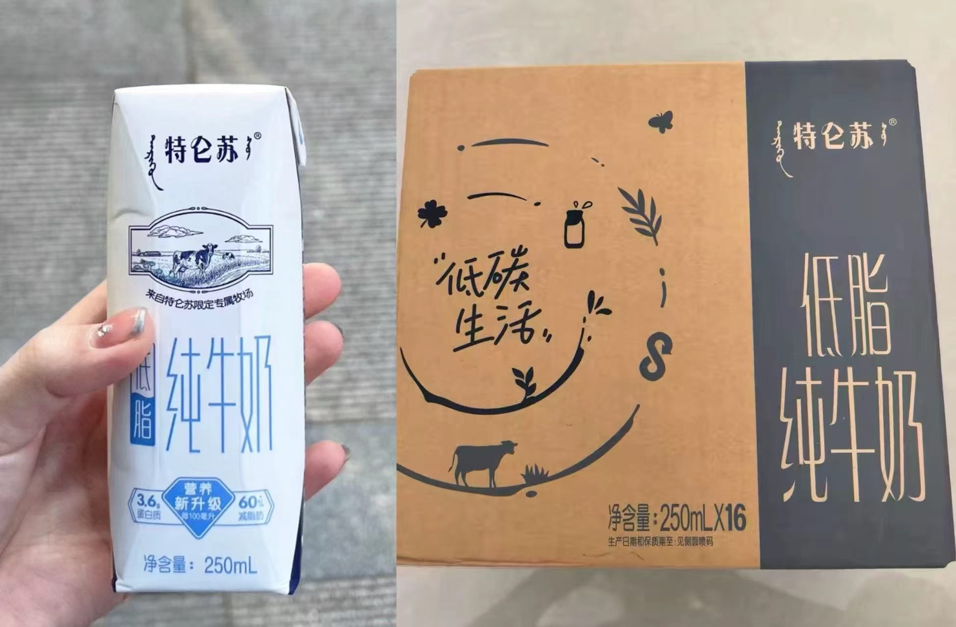 天猫超市特仑苏低脂营养早餐纯牛奶250ml 22.7元 - 美泡泡