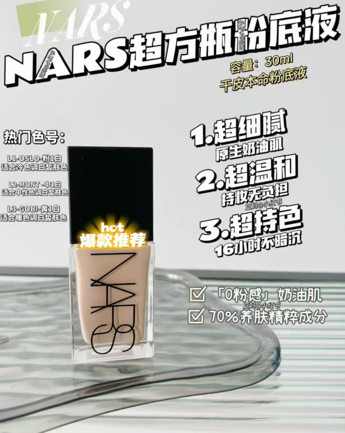 NARS超方瓶L1.5+大白饼套组 620元 - 86线报