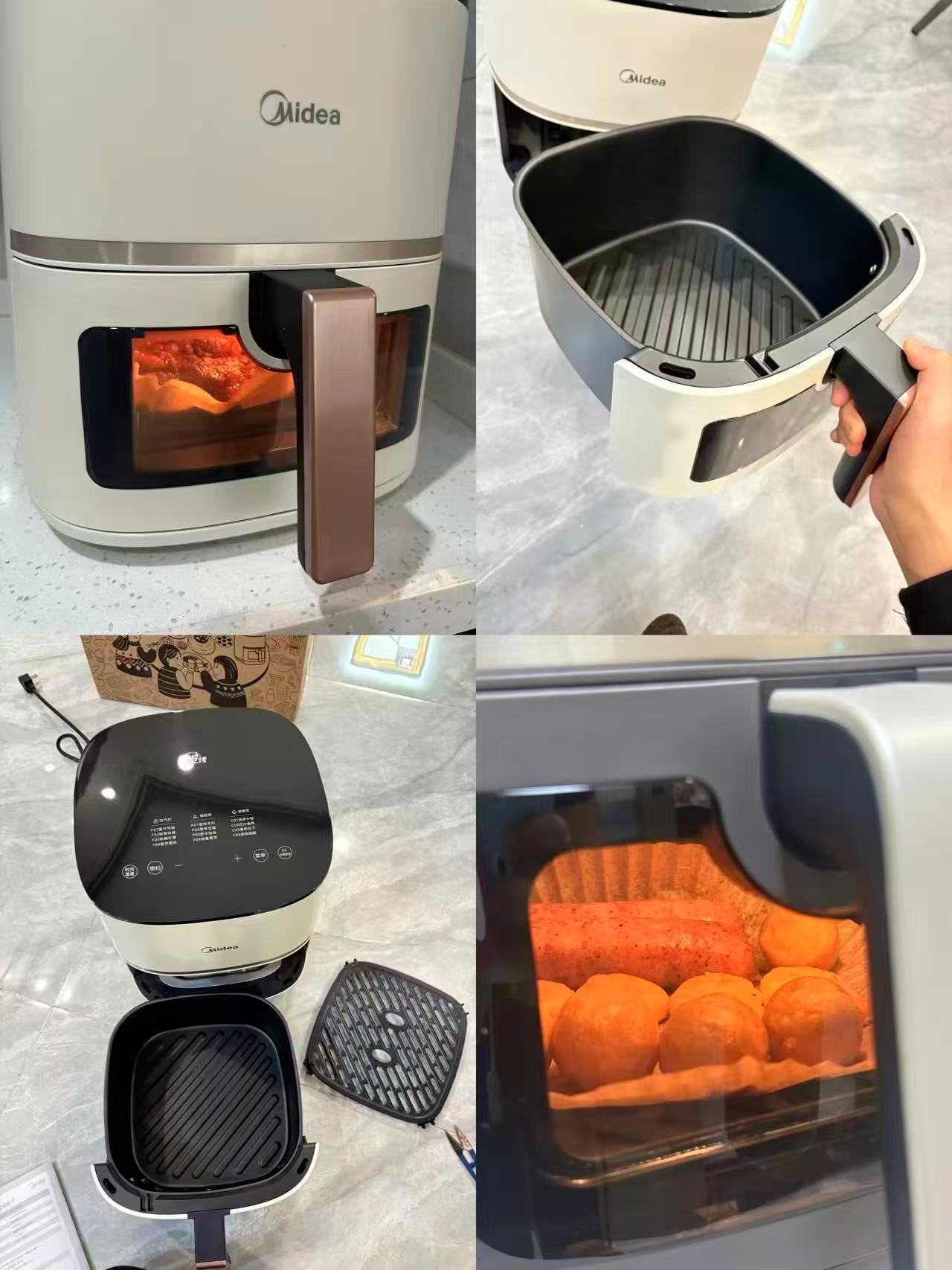 美的空气炸锅触控电烤箱大容量可视一体机5.3L 142元 - 线报酷 美的空气炸锅触控电烤箱大容量可视一体机5.3L 142元 - 线报酷