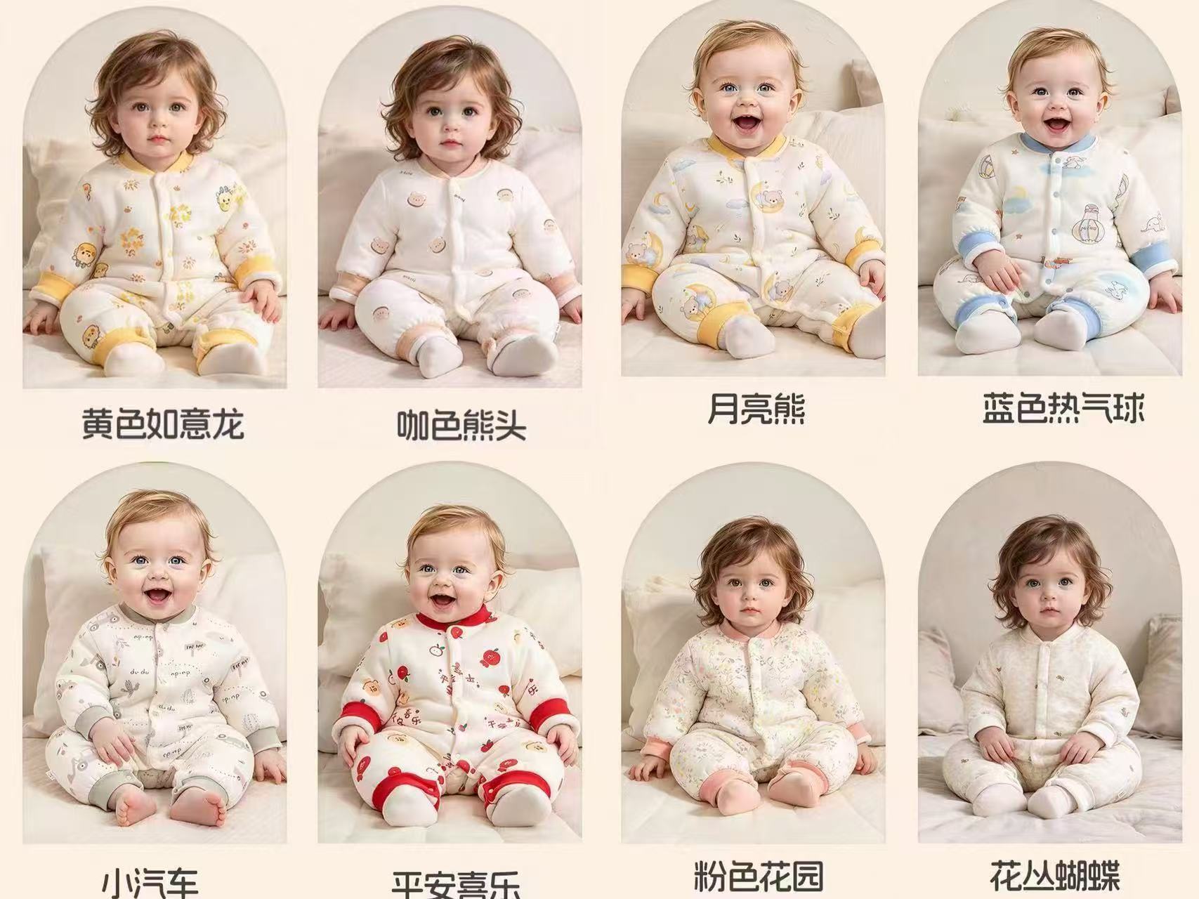 汤姆猫150g婴儿保暖连体衣三层夹棉加厚款任选一件 39.9元 - 86线报