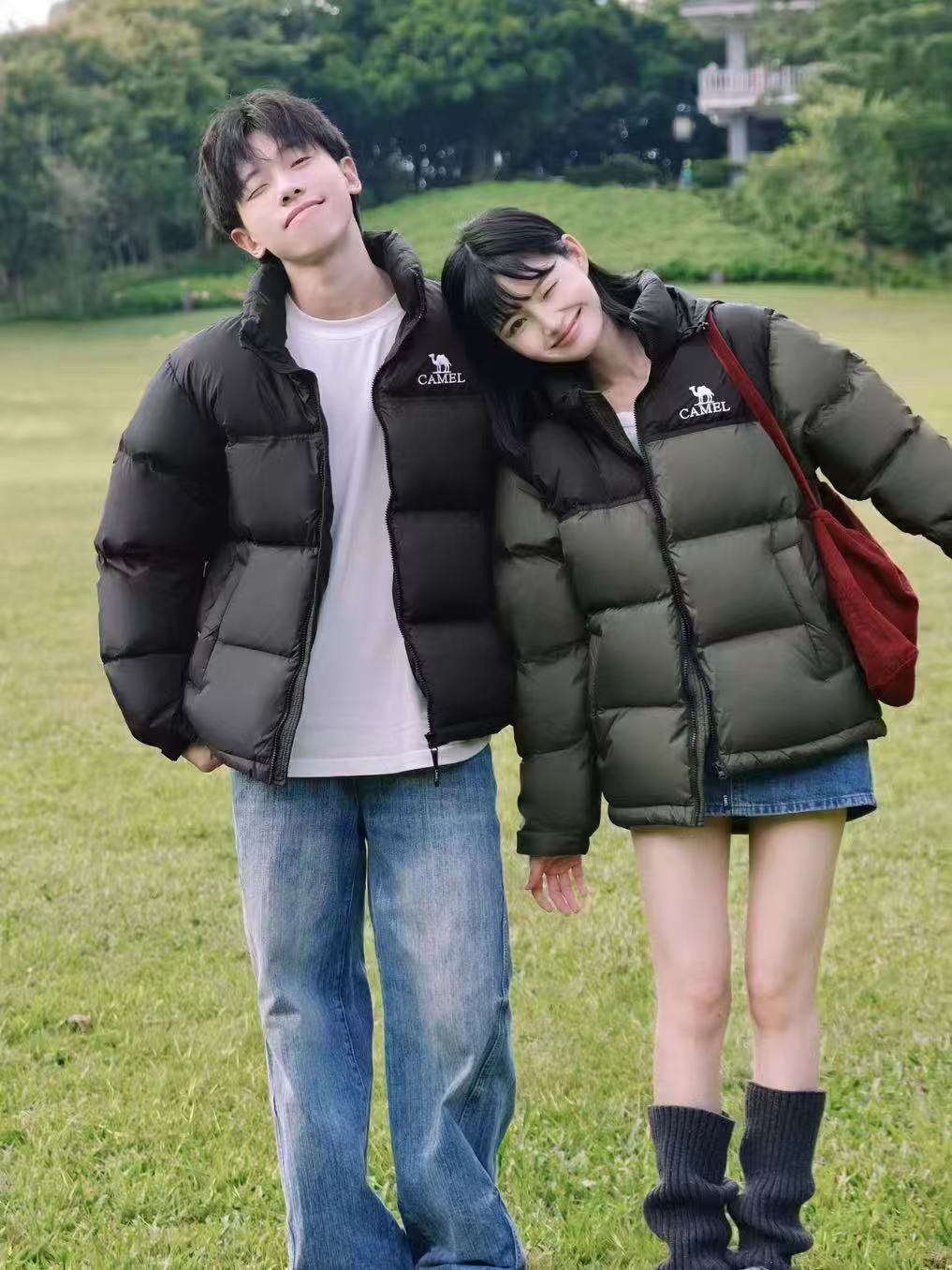 骆驼火山羽绒服男连帽保暖外套加厚短款面包服2026新款 348元 - 线报酷
